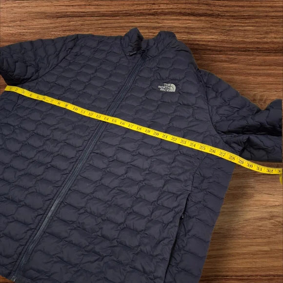 The North Face ThermoBall Full-Zip Navy Nylon Puffer Jacket Men Size XXXL - Picture 12 of 16